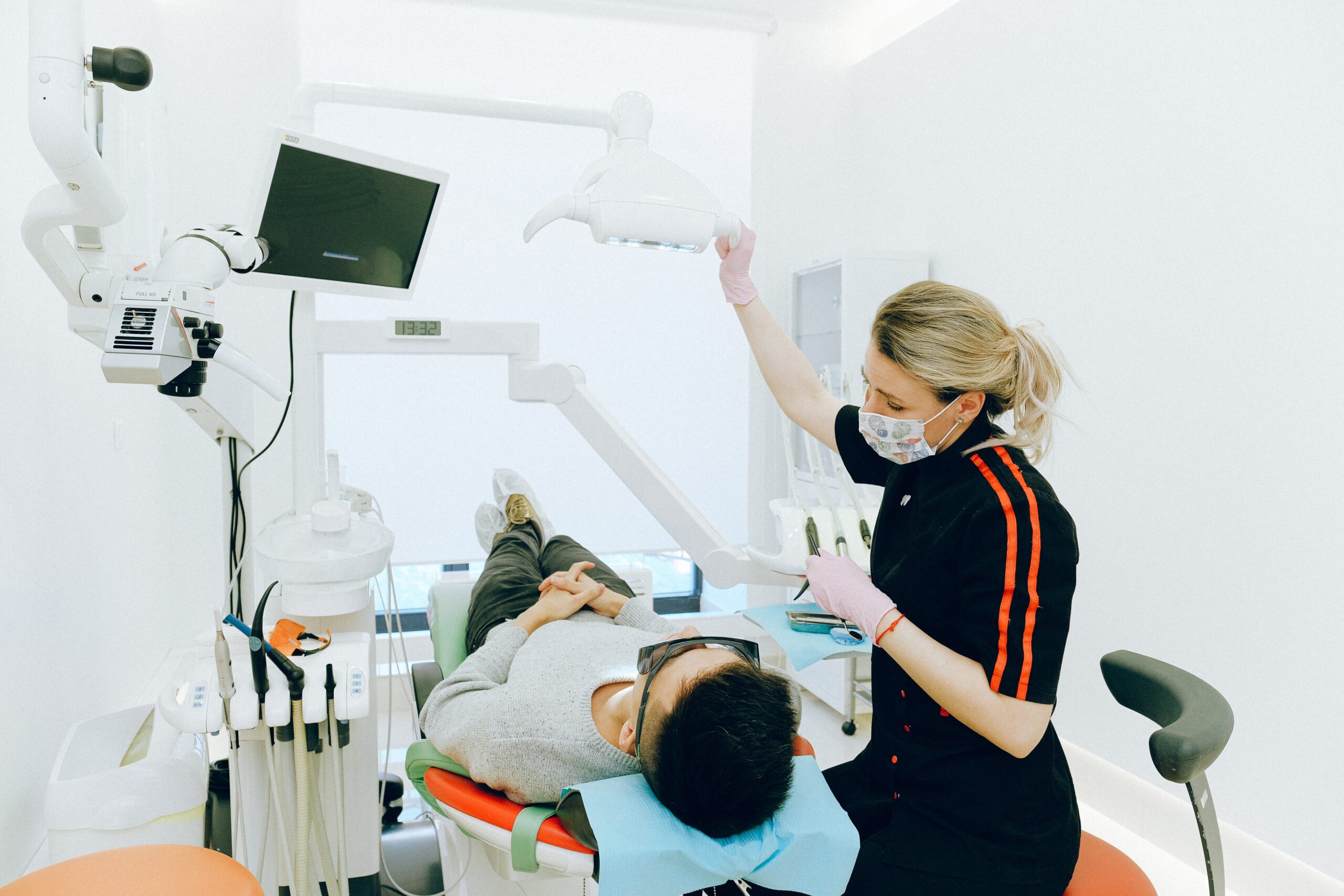 Dentist Doing an Exam